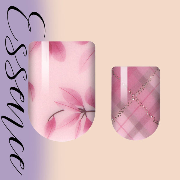 Plaid Petal Essence Nail Wrap