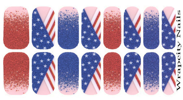 Pledge of Allegiance Essence Nail Wrap