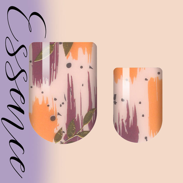 Plum & Pumpkin Essence Nail Wrap