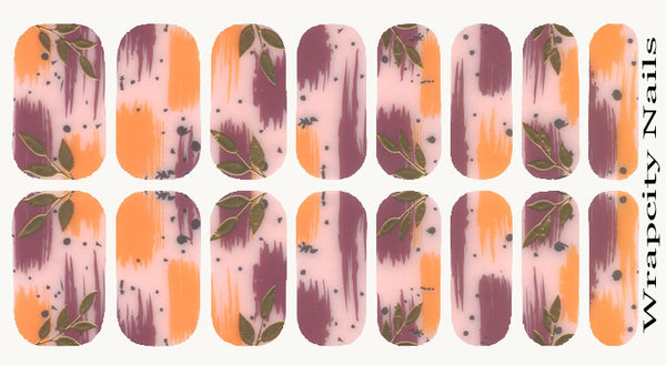 Plum & Pumpkin Essence Nail Wrap