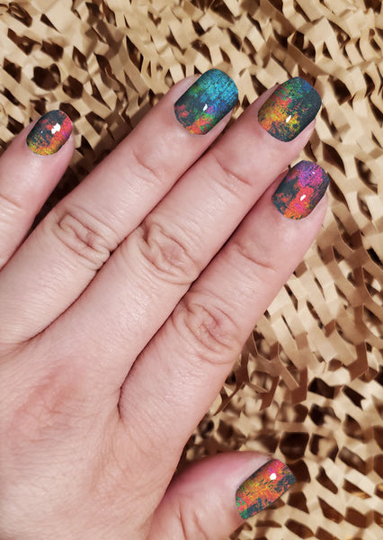 Pollock Painting Nail Wrap