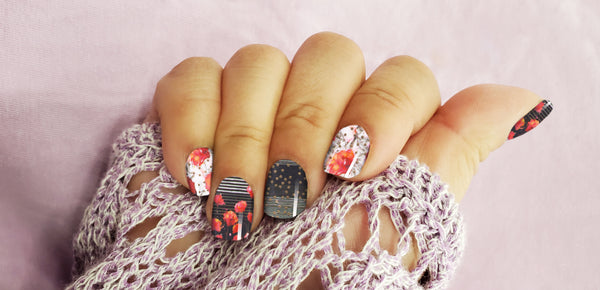 Poppy Daze EXCLUSIVE Nail Wrap