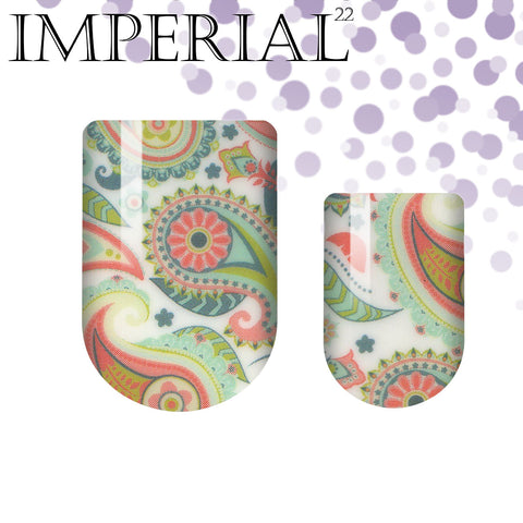 Pretty Paisley Imperial Nail Wrap