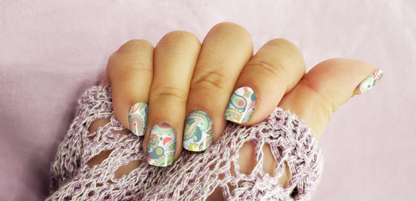 Pretty Paisley Imperial Nail Wrap