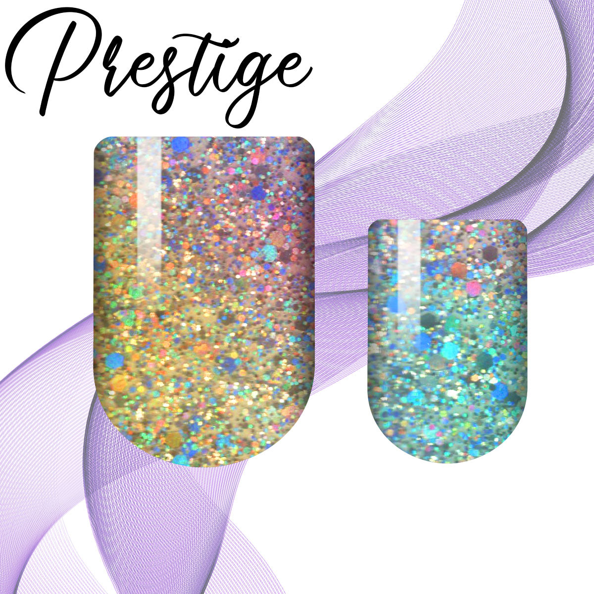 Prismatic Prestige Nail Wrap