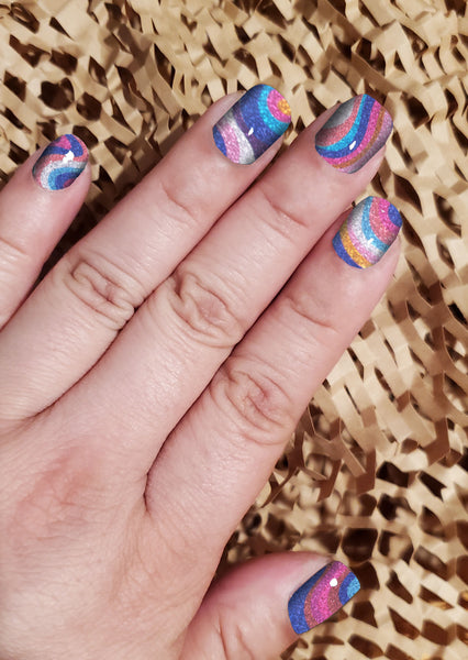 Sand Art Nail Wrap