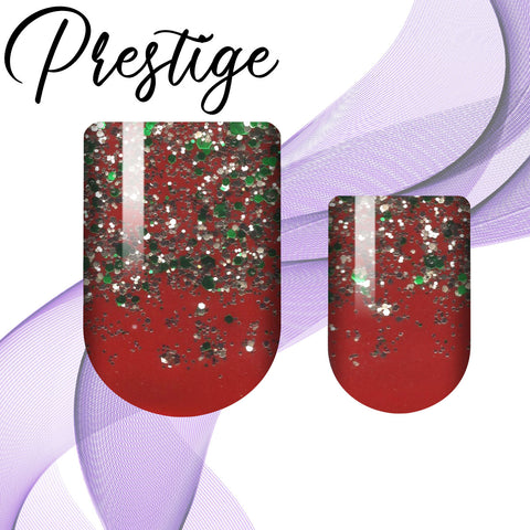 Santa's Sparkle Prestige Nail Wrap