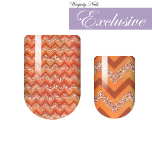 Shimmer My Chevrons EXCLUSIVE Nail Wrap