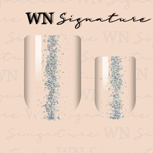 Faux Fashions - Silver Vertical Ombré Signature Nail Wrap