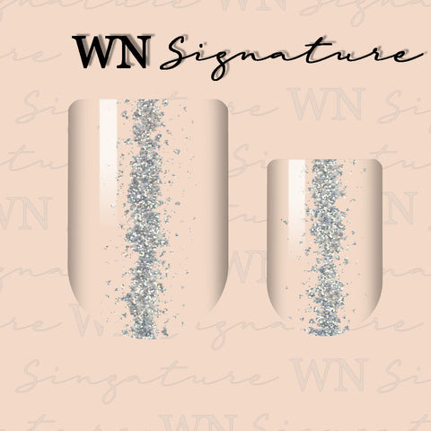 Faux Fashions - Silver Vertical Ombré Signature Nail Wrap