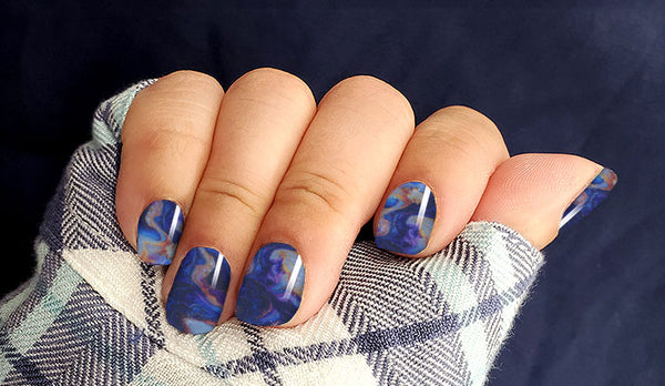 Vapor Chrome Luxury Nail Wrap