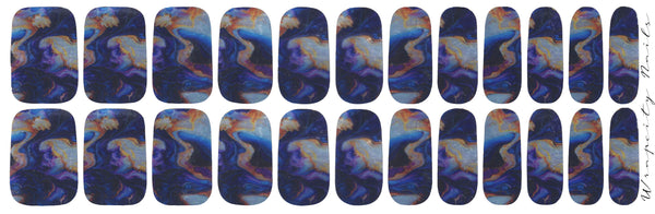 Vapor Chrome Luxury Nail Wrap