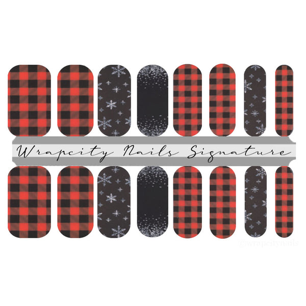 Snowflake Snuggles Signature Nail Wrap