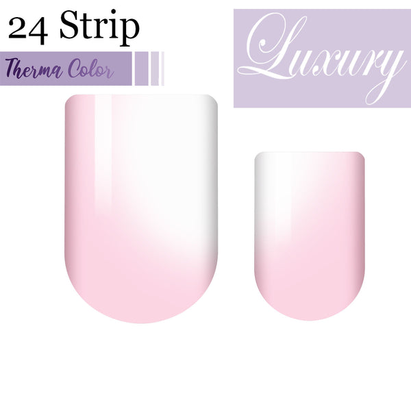 Strawberries & Cream Therma Color Luxury Nail Wrap