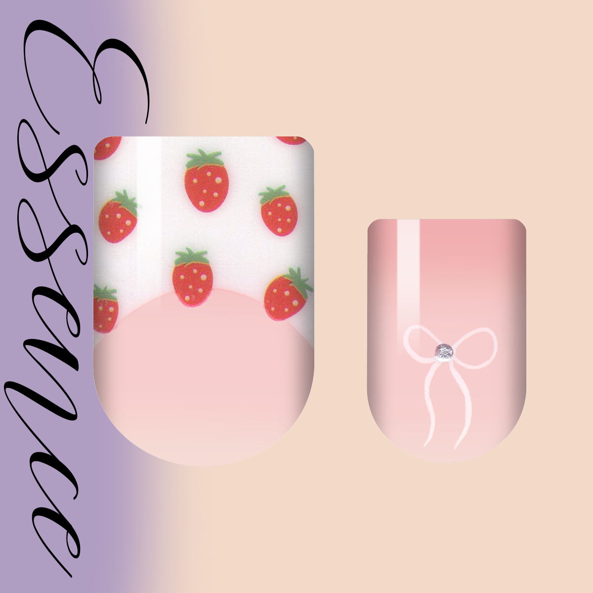 Strawberry Bliss Essence Nail Wrap