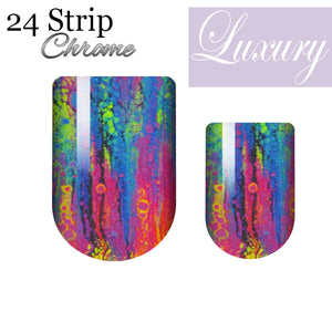 Temperature Rising Chrome Luxury Nail Wrap