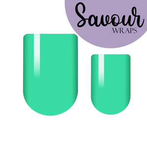 Tijuana Teal Savour Nail Wrap