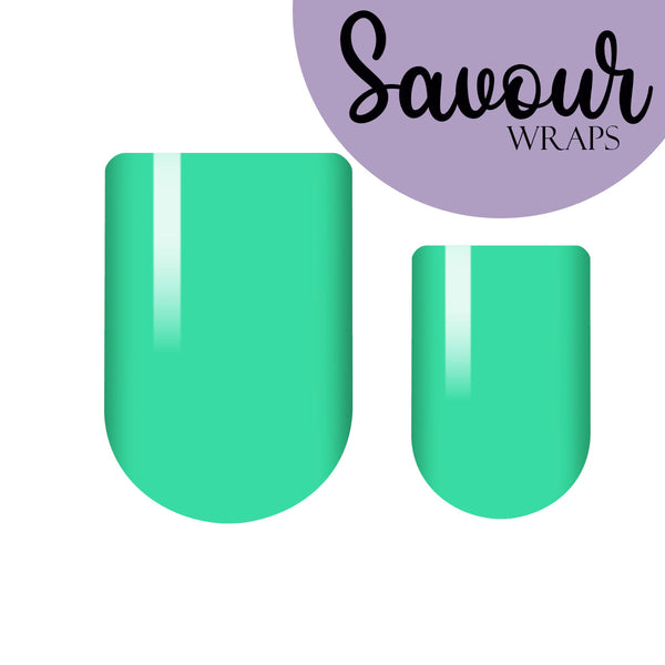 Tijuana Teal Savour Nail Wrap