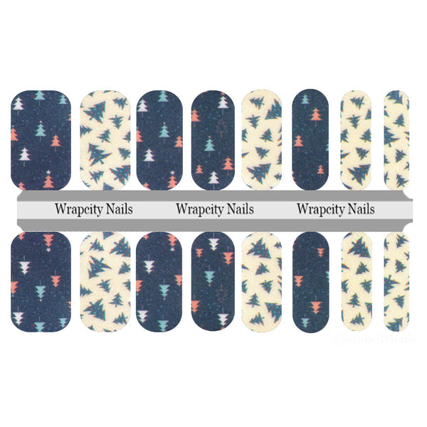 Tree Farm Nail Wrap