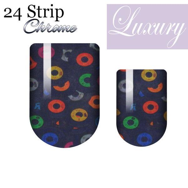 Vinyl Destination Chrome Luxury Nail Wrap
