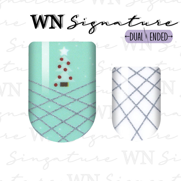 Winter Storm Dual Ended Signature Nail Wrap