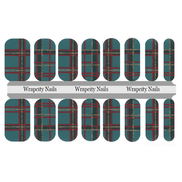 Wrapped In Plaid Nail Wrap