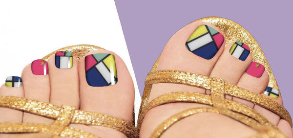 80's Pop Pedi Nail Wrap