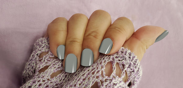 A Lighter Shade Of Gray Nail Wrap