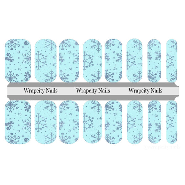 Arctic Frost Nail Wrap