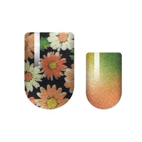 Autumn Blooms Nail Wrap