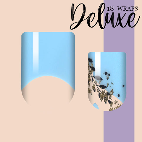 Blue Ivy French Deluxe Nail Wrap