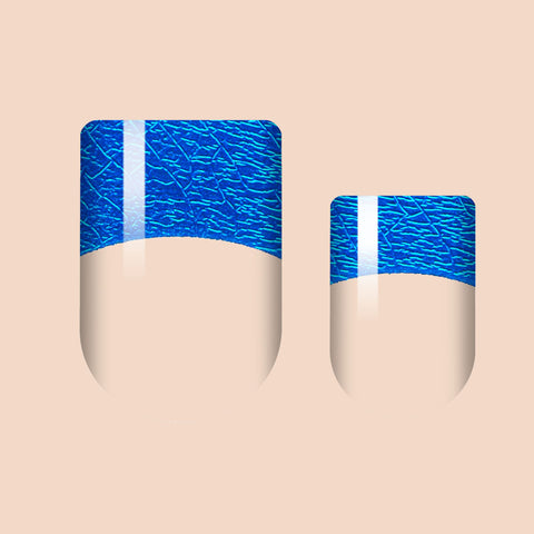 Blue Medal French Nail Wrap