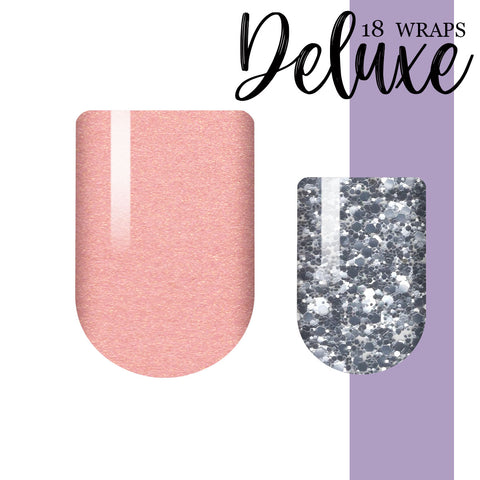Blush Glamour Deluxe Nail Wrap