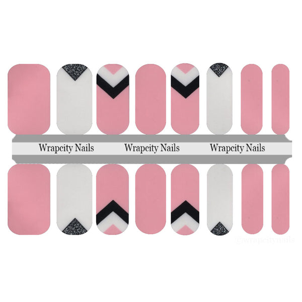 Chic Chevron Nail Wrap