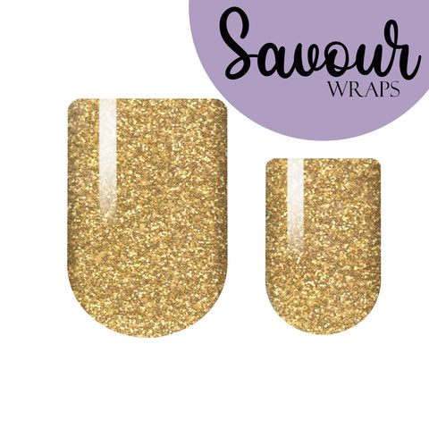 Citrine Gem Savour Nail Wrap