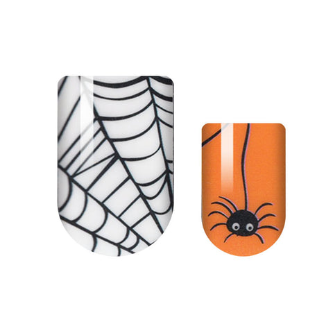 Creepy Cobwebs Nail Wrap