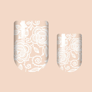 Crochet Doily Nail Wrap