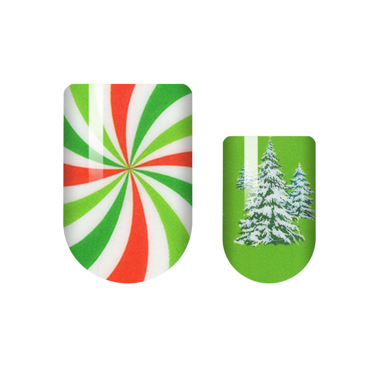 Deck The Holly Nail Wrap