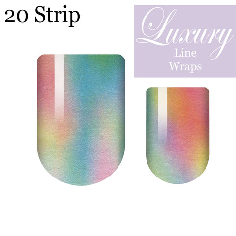 Dreamy Watercolors Luxury Nail Wrap