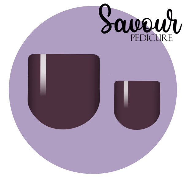 Espresso Savour Pedi Nail Wrap