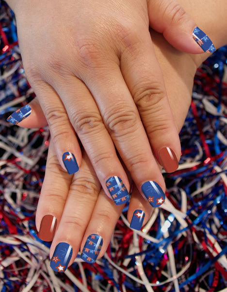 Flags Of The Fourth Savour Nail Wrap