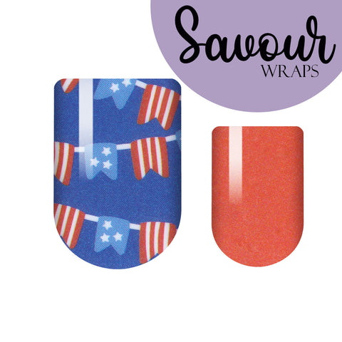 Flags Of The Fourth Savour Nail Wrap