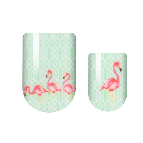 Flamingo Dance Nail Wrap