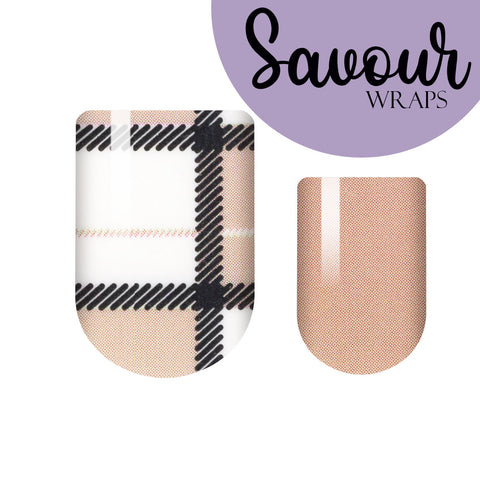 Flannel Trench Savour Nail Wrap