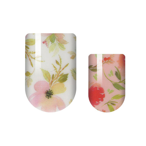 Floral Linens Nail Wrap