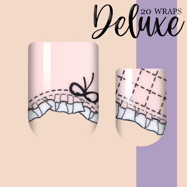 French Bloomers Deluxe Nail Wrap