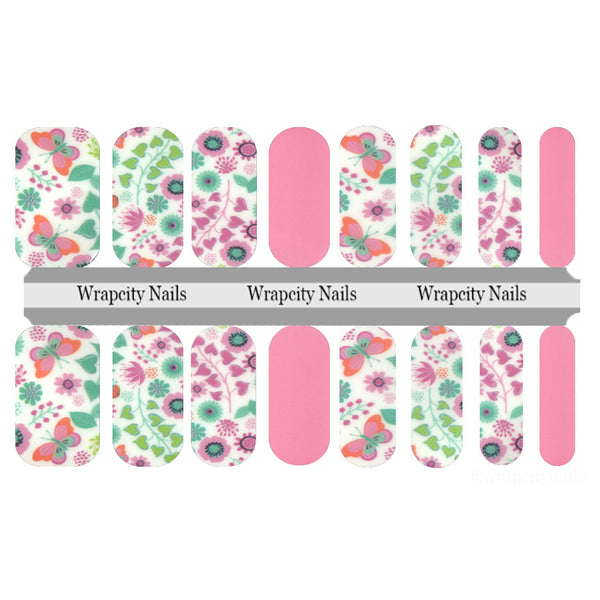 Frolic & Flutter Nail Wrap