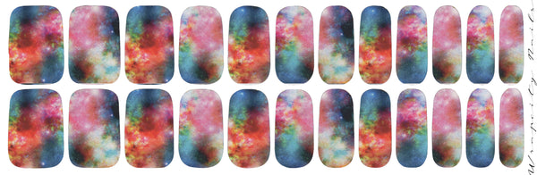 Galaxy Nebula Luxury Nail Wrap