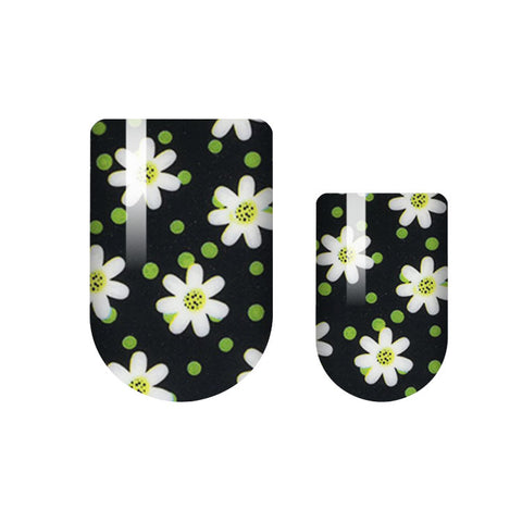 Gardenia Garden Nail Wrap