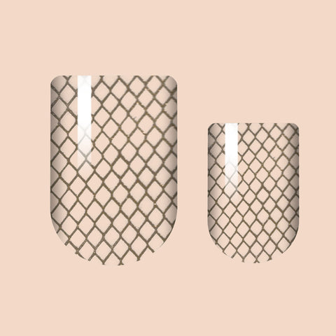 Gilded Mesh Nail Wrap